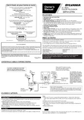 Sylvania SRT4127FA El Manual Del Propietario