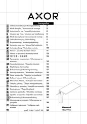 Hansgrohe AXOR Massaud 18020000 Instrucciones De Montaje