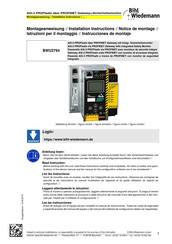 bihl+Wiedemann BWU2794 Instrucciones De Montaje