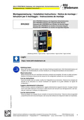 bihl+Wiedemann BWU2822 Instrucciones De Montaje