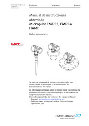 Endress+Hauser Micropilot FMR53 HART Manual De Instrucciones Abreviado