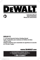 DeWalt DWE46172 Manual De Instrucciones