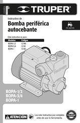 Truper BOPA-3/4 Manual De Instrucciones