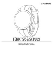 O después aniversario Avanzar Garmin FENIX 5X PLUS Manuales | ManualsLib