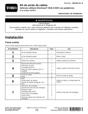 Toro Workman HDX-D4WD Instrucciones De Instalación