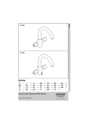 Grohe Avina 31 064 Manual De Instrucciones