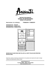 Avanti FFBM920WH Manual De Instrucciones