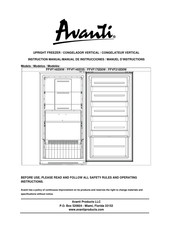 Avanti FFVF140D3S Manual De Instrucciones