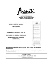 Avanti CBC113G0WG Manual De Instrucciones