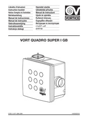 Vortice VORT QUADRO SUPER I GB Manual De Instrucciones