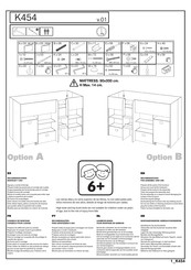 MIRAKEMUEBLE K454 Manual De Instrucciones