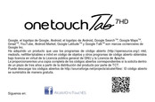 Alcatel One Touch Tab 7HD Manual Del Usuario