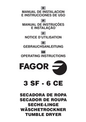 Fagor 6 CE Manual De Instalacion E Instrucciones De Uso