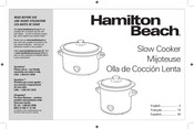 Hamilton Beach 33231 Manual Del Usuario