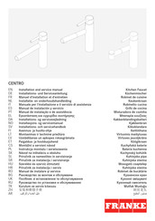 Franke CENTRO Manual De Instalación Y Servicio
