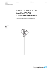Endress+Hauser Levelflex FMP53 FOUNDATION Fieldbus Manual De Instrucciones