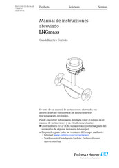 Endress+Hauser LNGmass Manual De Instrucciones Abreviado
