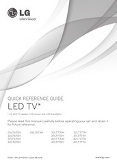 LG 42LT777H Guía De Referencia Rápida