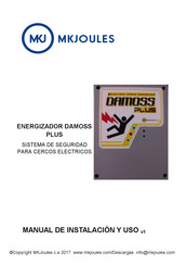 MKJoules DAMOSS PLUS Manual De Instalacion Y Uso