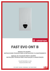 Ariston FAST EVO ONT B Manual De Usuario