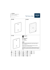 Grohe 38699001 Manual De Instrucciones