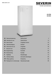 SEVERIN KS 9918 Instrucciones De Uso