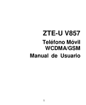 ZTE V857 Manual De Usuario