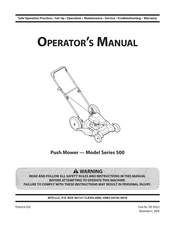 Mtd 500 Serie Manual Del Operador