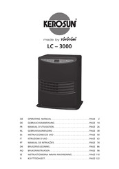 Toyotomi Kero-Sun LC-3000 Instrucciones De Uso