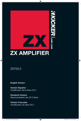 Kicker ZX700.5 Manual Del Propietário