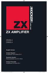 Kicker ZX.4 Serie Manual Del Propietário