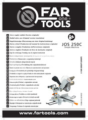 Far Tools JOS 250C Traduccion Del Manual De Instrucciones Originale