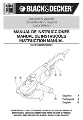 BLACK&DECKER KG2000 Manual De Instrucciones