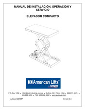 Autoquip American Lifts P-30-010 Manual De Instalación, Operación Y Servicio