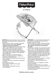 Fisher-Price FTM05 Manual Del Usario