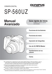 Olympus SP-560UZ Guía Rápida De Inicio