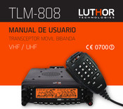 Luthor TLM-808 Manual De Usuario