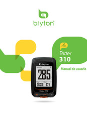 Bryton Rider 310 Manual De Usuario