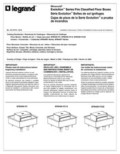 Legrand Wiremold Evolution EFB45S-FC Instrucciones De Instalación