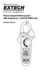 Extech Instruments EX613 Manual Del Usuario