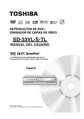 Toshiba SD-33VL-S-TL Manual Del Usuario