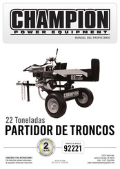 Champion Power Equipment 92221 Manual Del Propietário