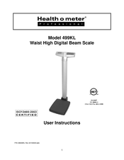 Health O Meter 499KL Instrucciones De Uso