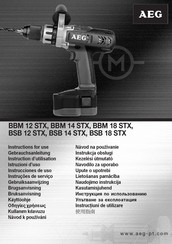 AEG BBM 14 STX Instrucciones De Uso