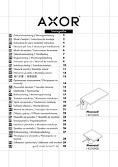Hansgrohe Axor Massaud 18010000 Modo De Empleo / Instrucciones De Montoje