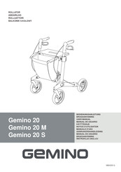 Sunrise Medical Gemino 20 S Manual De Usuario