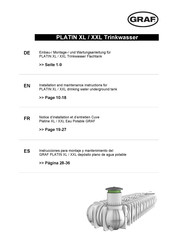 Graf PLATIN XXL Instrucciones Para Montaje Y Mantenimiento