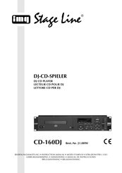 IMG STAGELINE CD-160DJ Manual De Instrucciones