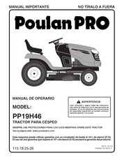 Poulan Pro PP19H46 Manual De Operario