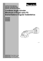 Makita DGA404 Manual De Instrucciones